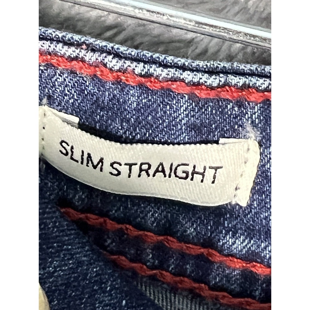 Artful Rebel Mens Slim Straight Leg Jeans Medium Wash Blue Denim 36W 30L NEW - Picture 7 of 16